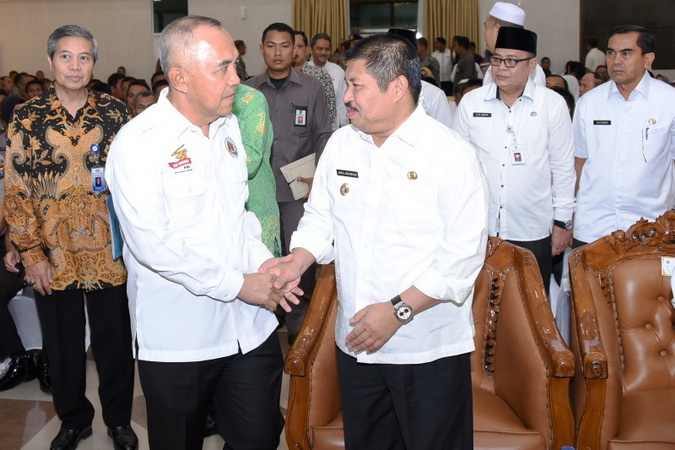 Bupati Amril Hadiri Rakor Maturitas SPPI di Pekanbaru